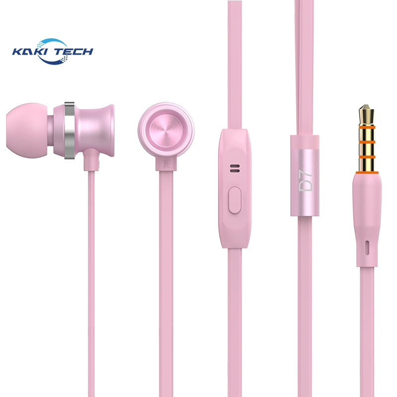 2021 Hot Sale Mobile Accessory Products High Quality Metal in-Ear Earphone with Mic