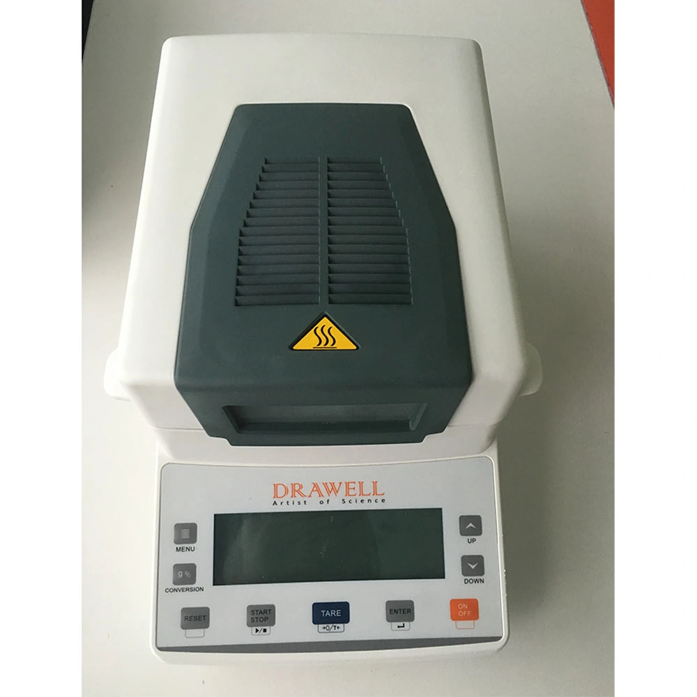 Grain Moisture Tester 0.001g Medical Food Halogen Moisture Analyzer Laboratory Soil Moisture Meter