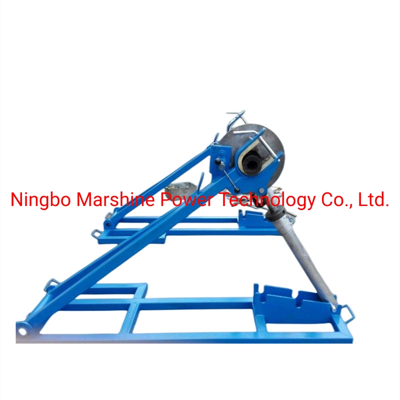 5 Ton Standing Hydraulic Detachable Wire Electrical Cable Reel Drum Roller Lifting Tray Jack Stand