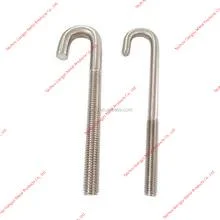 J Type Anchor Bolt Embedded Parts Material Specifications Can Be Customized M10m12m14 J Type Anchor Bolts M30