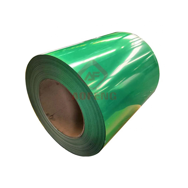 Green Color Coated Steel Coil by Other Country, Iron PPGI Sheet Price in India, Secondary Steel Metal Coil Korea