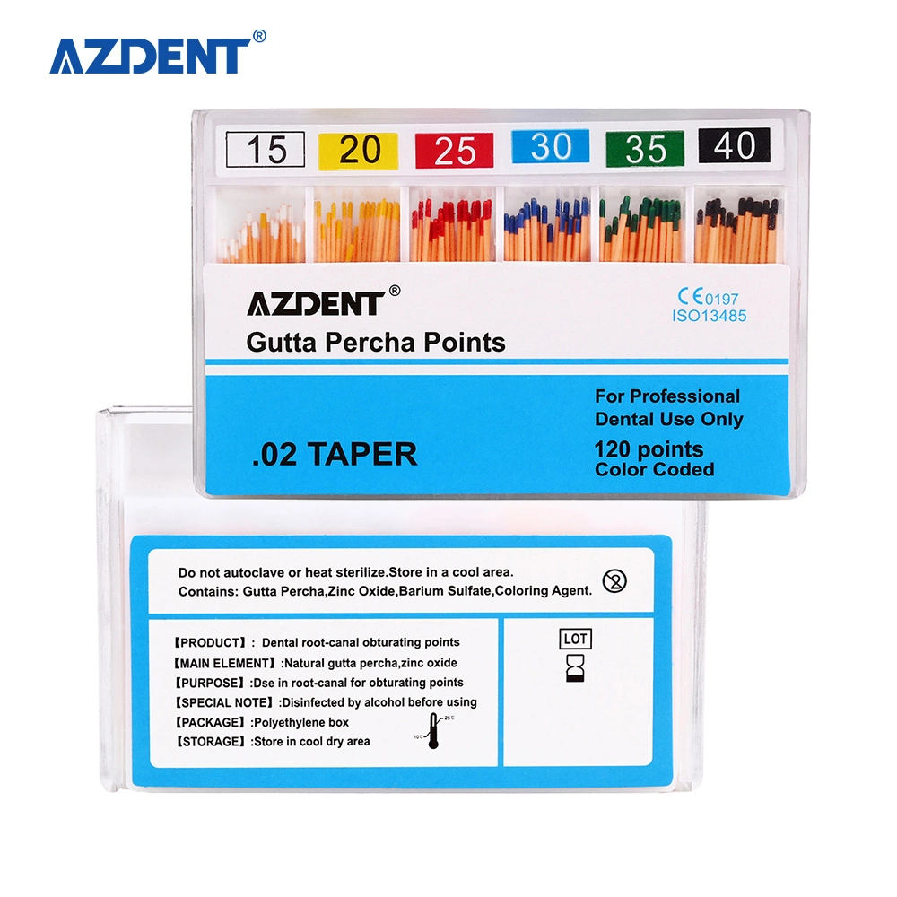 Best Quality Azdent Dental Consumble Gutta Percha Points for Sale