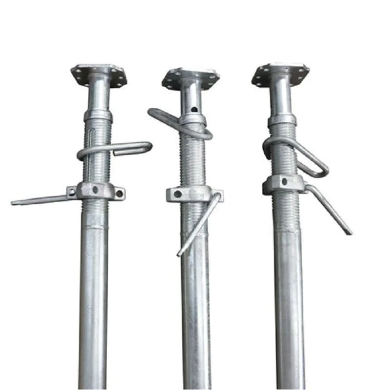 Galvanized Pull Push Construction Scaffold Pole Steel Scaffolding Poles