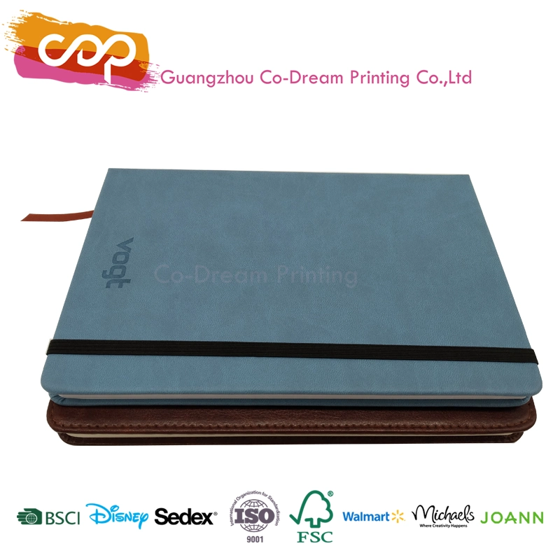 Custom Yo-Binding Metal Spiral Binding Hardcover Notebook with Bookmark Printing