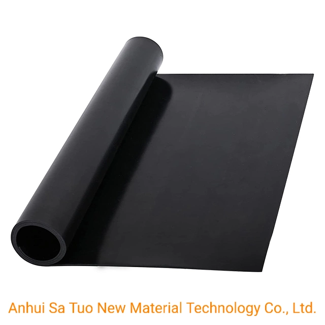 Industrial Wear-Resistant Shock-Absorbing Fabric Back Double Side Rubber Sheet