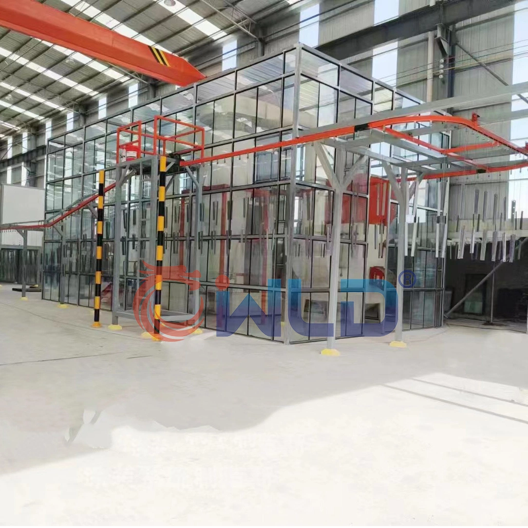 Powder Coating Spraying Machine Painting Line Automatic Electrostatic Powder Coating Line Powder Coating Paint Line System with Conveyor Chain