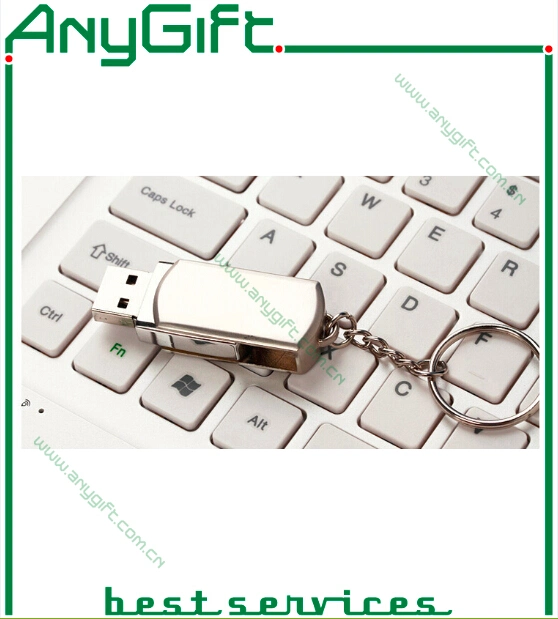 شريحة USB معدنية تحمل شعار الليزر المنقوش 06