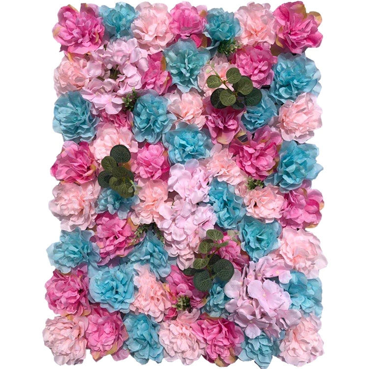 Outdoor Fake Flower Wall Decor Wedding Artificial Rose Wall Backdrop Flower Wall