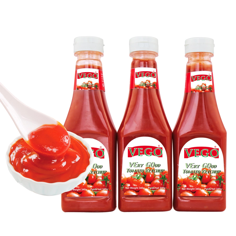Bouteille en plastique 340g Tomato Ketchup Alfa