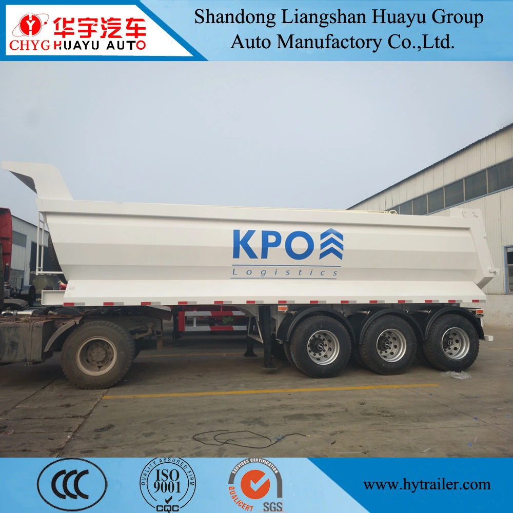 Heavy Equipment Transportation Rear Dump/Dumper/Tipper/Tipping Semi Trailer