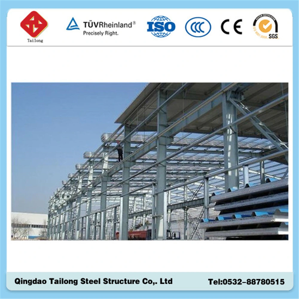 Light Steel Structure for Workshop/Warehouse with SGS Certification / ISO