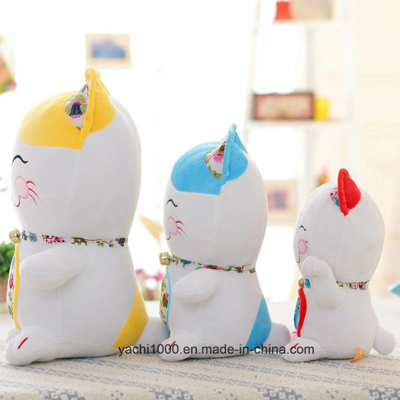 Custom Plush Stuffed Animal Toy Fortune Cat China