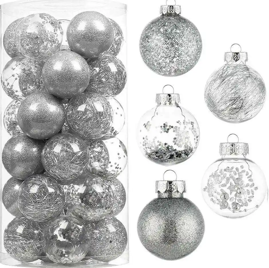 Christmas Balls Stock Party Home Christmas Decoration Artificial 6cm Pet Christmas Balls