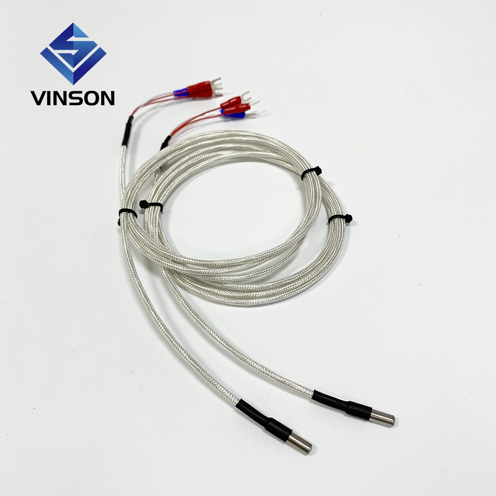 Vinson Class a 3 Wires PT100 4X40mm Temperature Sensor Thermal Resistance Rtd Thermocouple