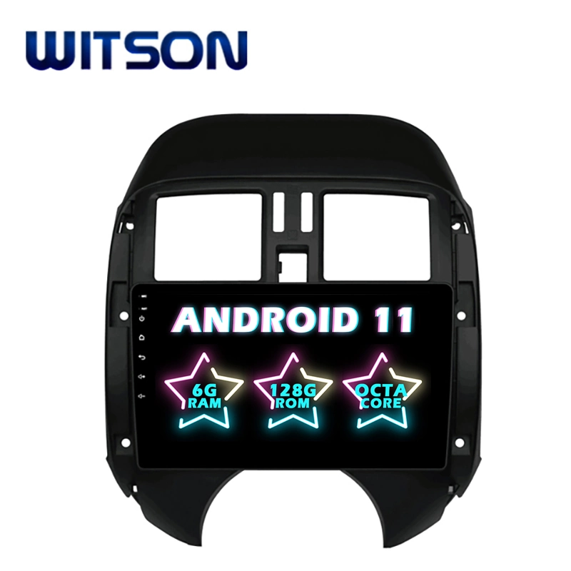 Sistema de áudio para automóvel Witson Android 11 para Nissan 2011 Sunny Auto Multimedia GPS CarPlay Head Unit (Unidade principal de reprodução de GPS automática multimédia