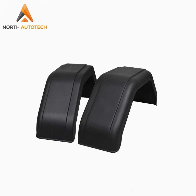 760*330*220mm Black Plastic Mudguard Suitable for 15" Wheels