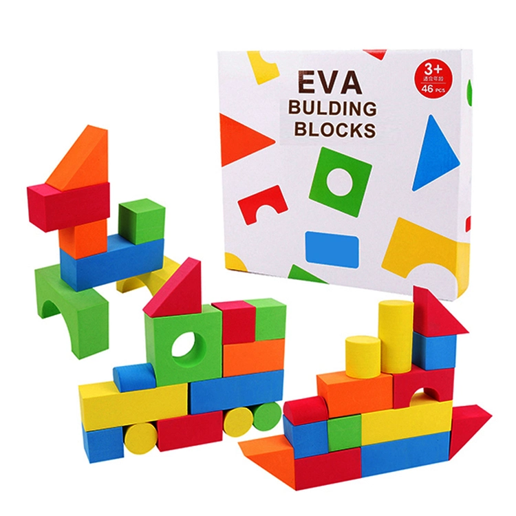 Eco-Friendly DIY Toy EVA Foam Creative Embossed Educational Building Blocks