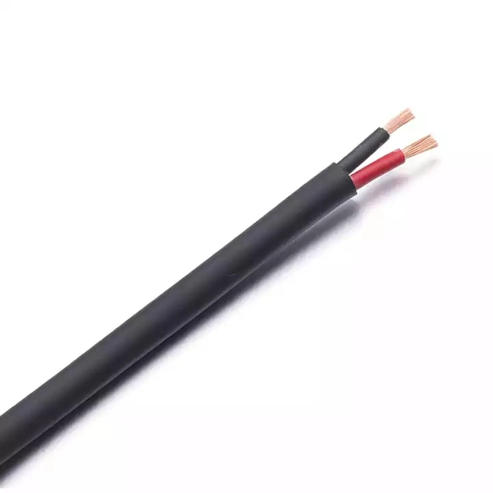 L'emballage de la bobine 2X22AWG CCA fil conducteur de câble haut-parleur plat