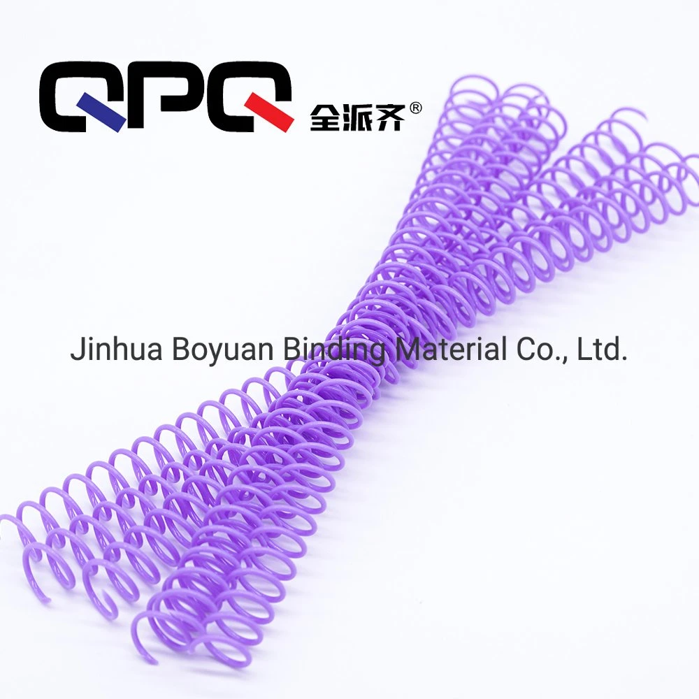 Good Quality Plastic Material Single Spiral Coil Binding Wire O for A4 Paper