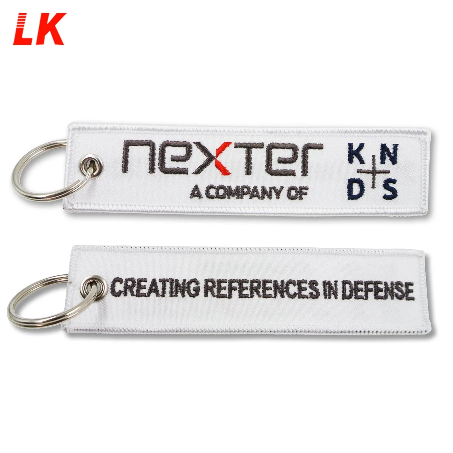 Key Tag Custom Embroidered, Embroidered Woven Keyring, Embroidered Key Rings