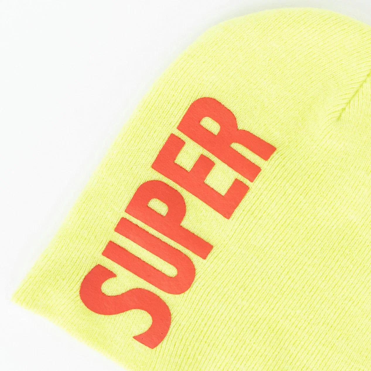 Ropa vestir ropa de cabeza Unisex Lightweight Casual liso liso fino Rib elástico Soft Knit Yellow slogan Baggy Skull Ski Sports One Size Gorro de gorro