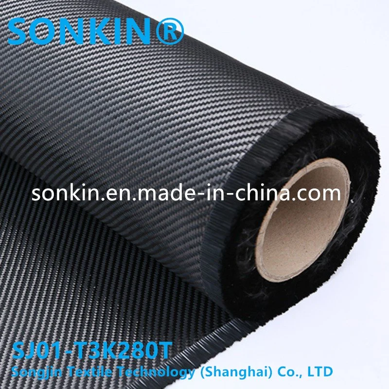 Hot Sale 3K 280g Twill Weave Carbon Fiber Fabric for Car Decoration