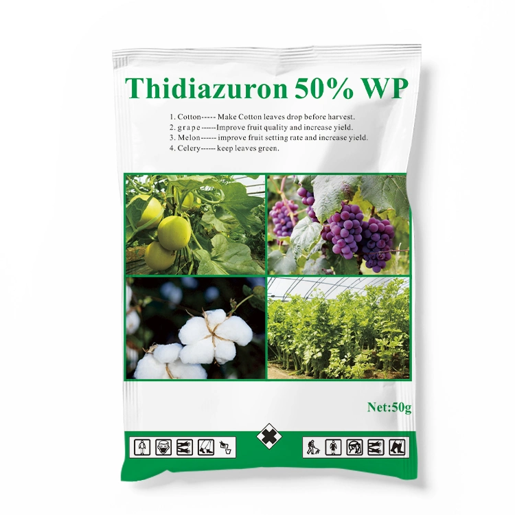 El uso popular de acción rápida de la hormona de la planta Thidiazuron el 50% Wp fabricante