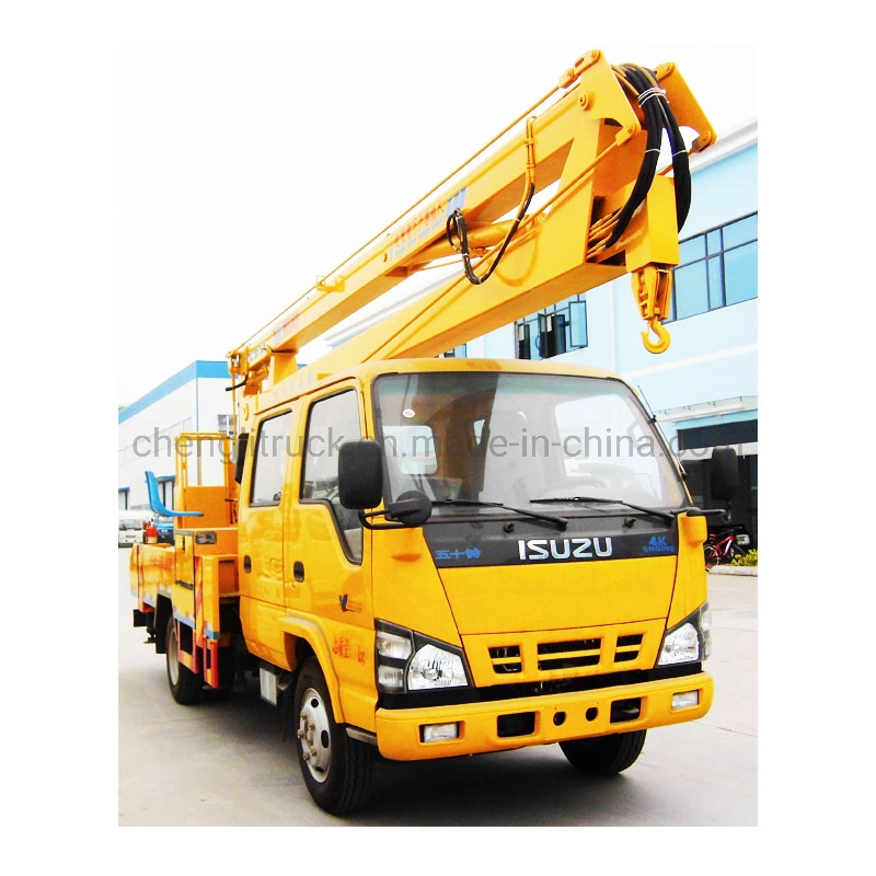 Isuzu 4*2 14-18m High up Altitude Operation Folding Aerial Working Platform Truck