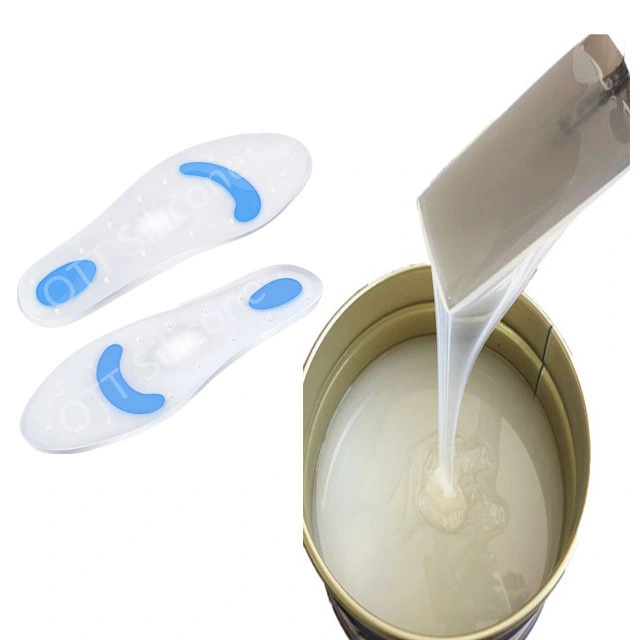 Liquid RTV-2 Silicone for Heel Cushions and Pads Making Footcare Insole Gel