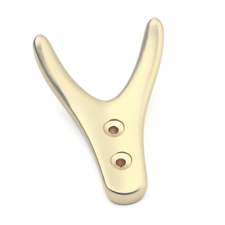 Alta calidad de montaje en pared Doble Hooks armario pared Coat Hooks