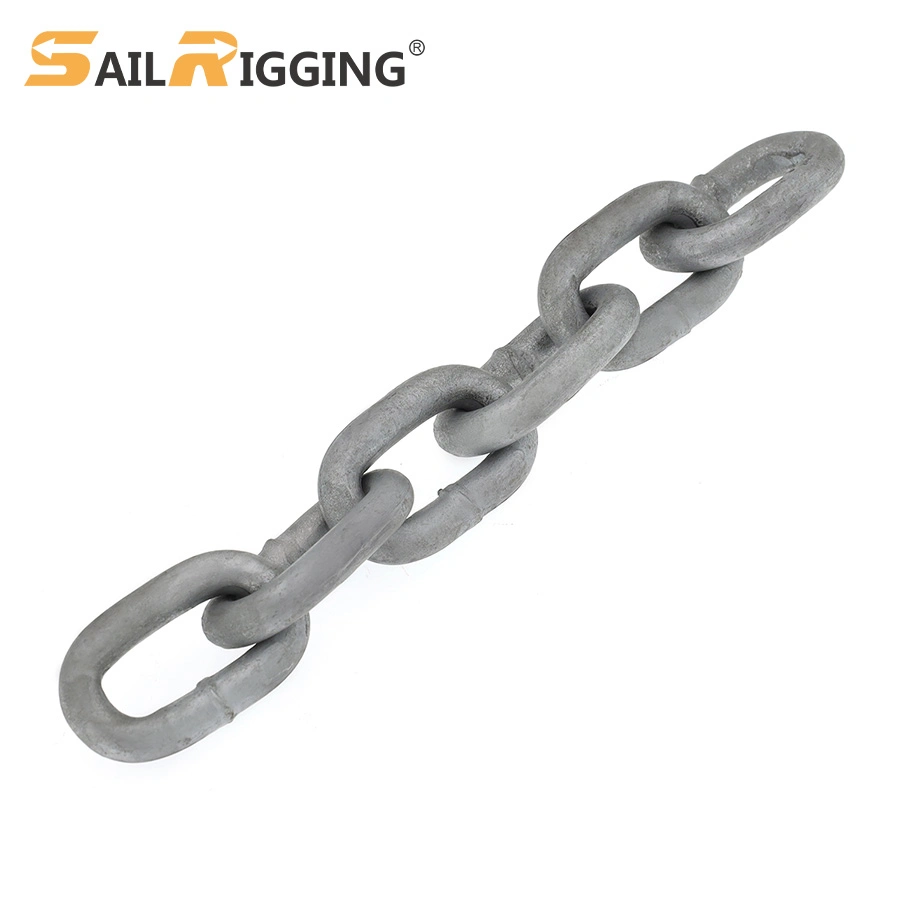 ASTM80 G43 Galvanized Anchor Welded Link Chain 1/4-1/2 Towing Safety Chain Binder Chain