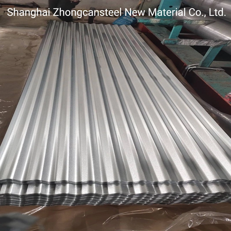 ASTM A792 G550 22/24/26/30/35 Gauge Az40 Zinc Aluminium Az150 G550 Anti Finger Galvanized Zincalume Aluzinc Coated Corrugated Roof Tile Galvalume Roofing Sheet