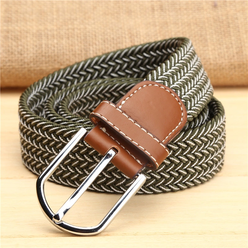 Environmental Protection Material Fabric Belts Braid Elastic Belt Men's Women's Belt Weaving Wholesale/Supplier Factory