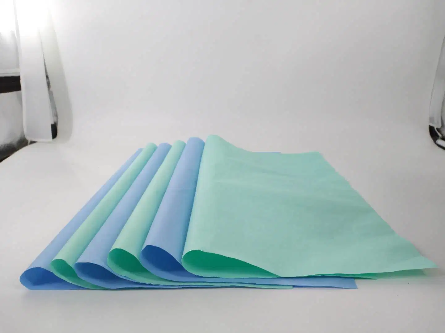 Paquete de papel de crepé desechable para esterilización médica