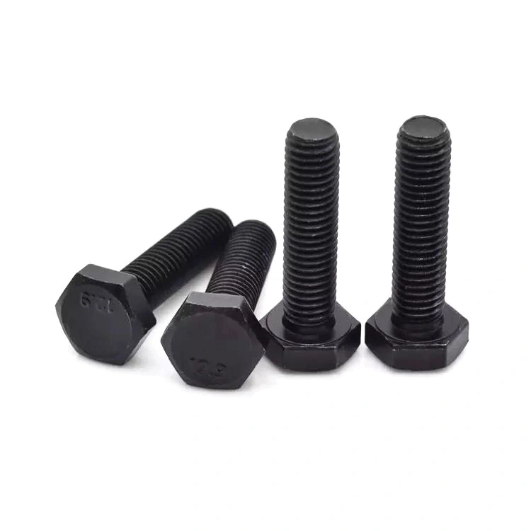 Carbon Steel DIN 933 Hexagonal Hex Head Bolt and Nut