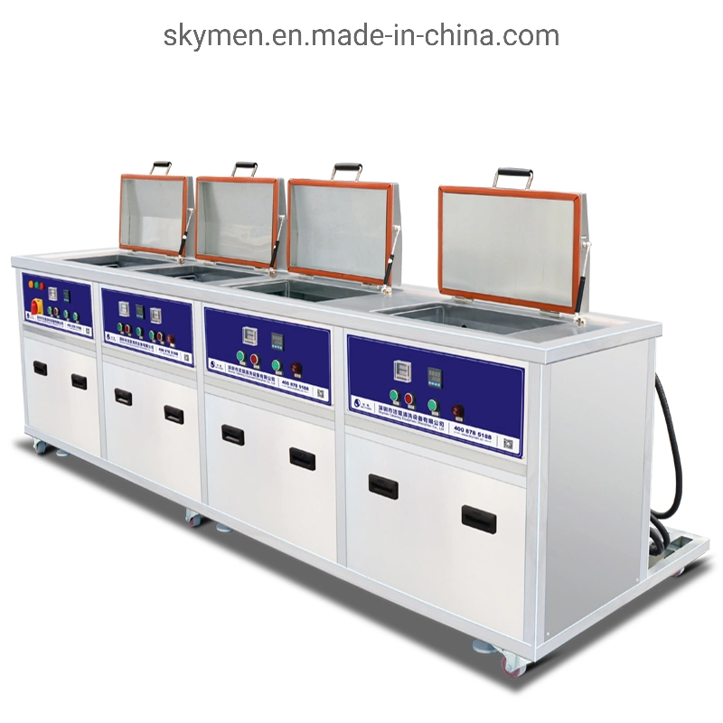 High Pressure Spray Four Tanks Ultrasonic Cleaner Equipment