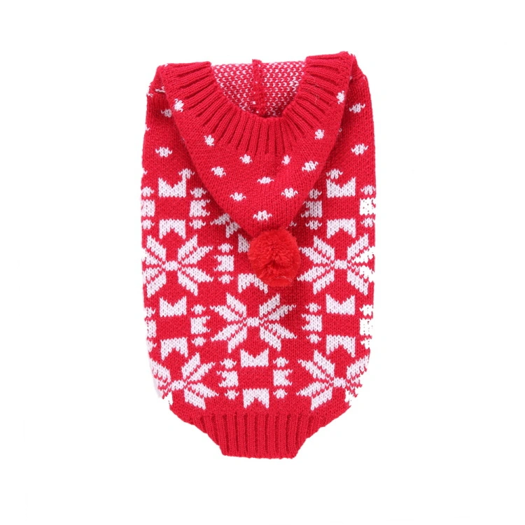 Pet Supply Wholesale Dog Clothes Fashion Dog Clothes Red and Green Dog Sweater