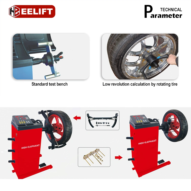 Máquina de equilibragem de pneus/máquinas de alinhamento de equilibragem de rodas/Equipamento de oficina de serviço de pneus perfeito