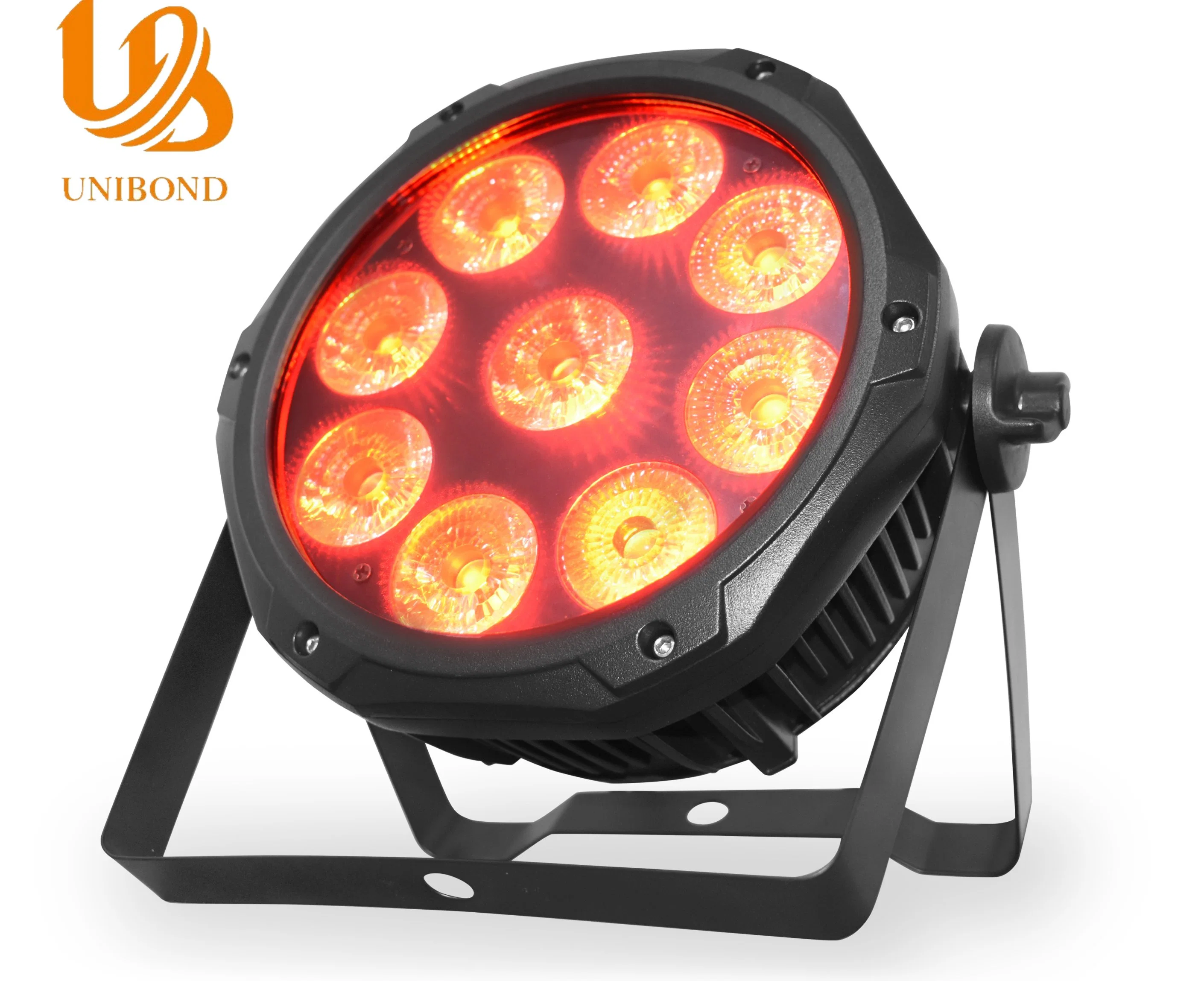 Waterproof LED PAR Light 9X10W RGBW 4in1 Outdoor Stage Light