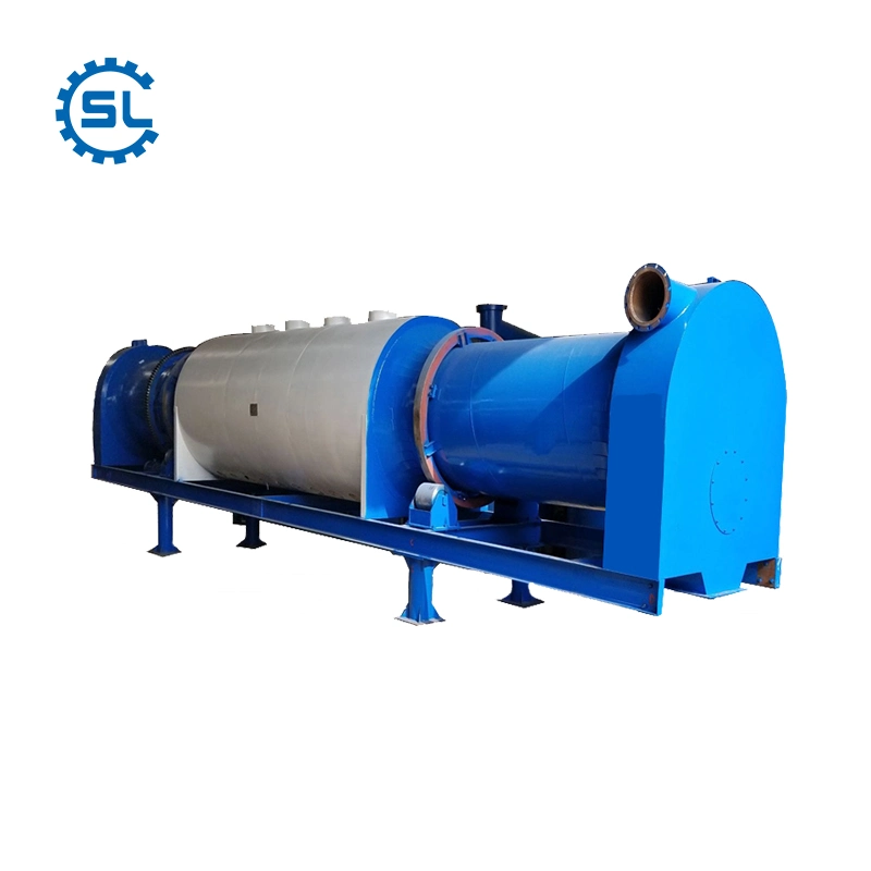 Continuous Coal Saving Smokeless Rice Husk Straw Carbonization Furnace