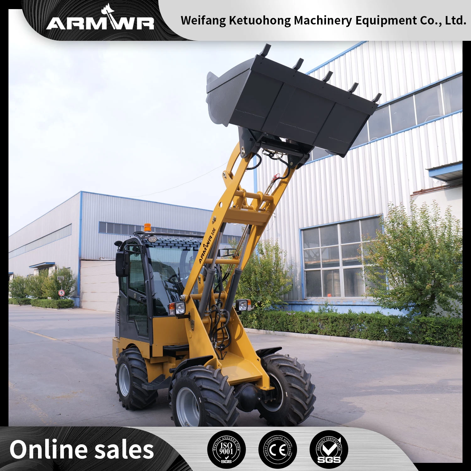 Construction Engineering Machinery Brand New Compact Track Loader with 0.9ton Loading Capacity for Sale