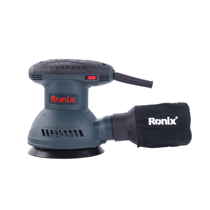 Modelo Ronix 6406 320W 125mm de elevada qualidade eléctrico portátil de Madeira aleatório Sander