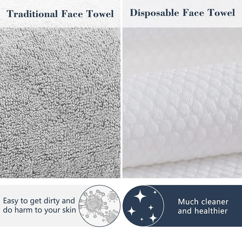 Family Size Soft Facial Towel Disposable Cotton Roll Towel Female Beauty SPA Towel