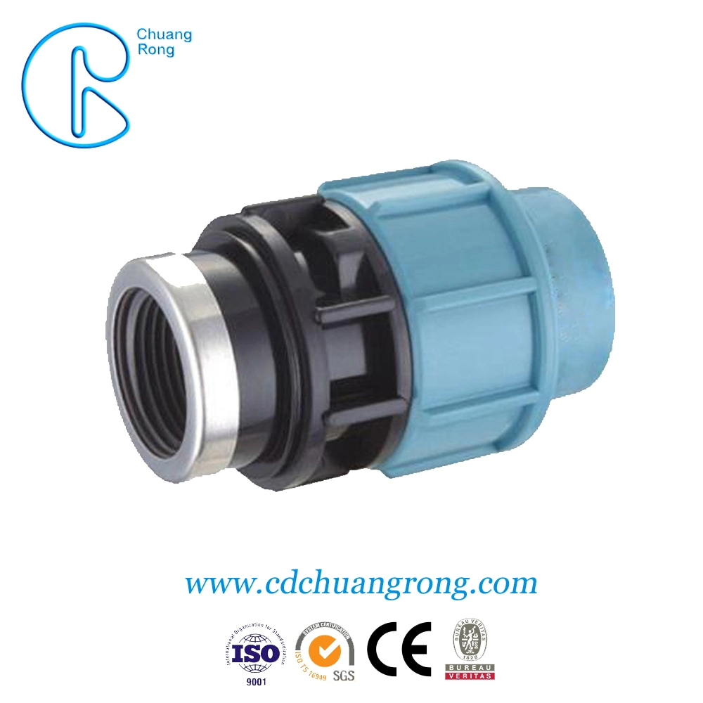 Non-Toxic Pn10 PP Compression Tee Fitting