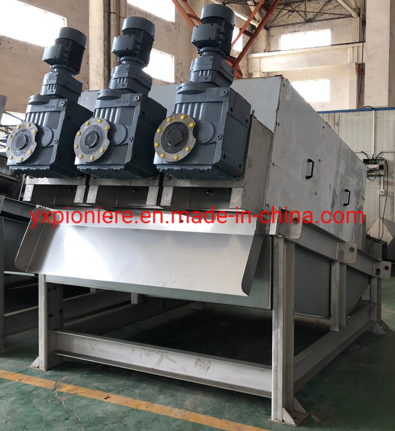 CE/ISO Waste Water Treatment Screw Press Sludge Dewatering Separation Machine