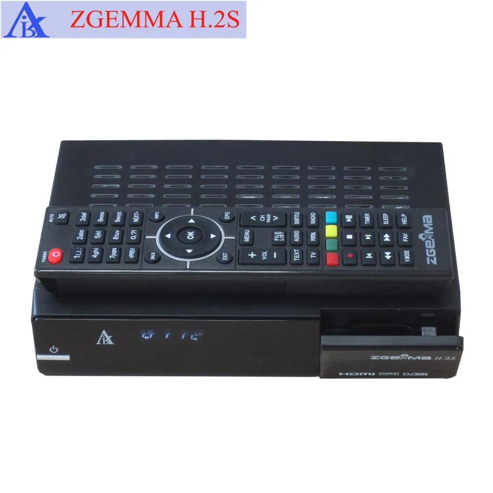 Zgemma H. 2s Digital Satellite Receiver Twin Tuner with DVB-S2+DVB-T2