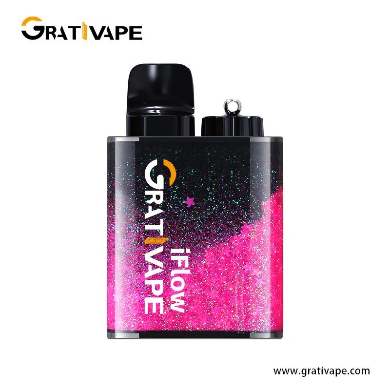 Advanced Grativape Iflow 1000 Puffs Pre-Filled Pod System Quicksandy Cartridge-Based Rechargeable 3ml All Nicotine Vape