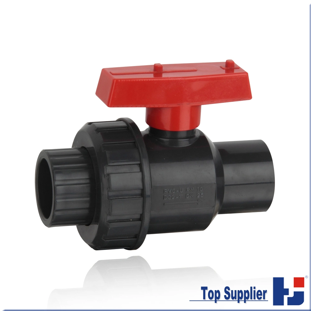 China Supplier High quality/High cost performance  Original Factory Export Plastic 1/2" to 4" UPVC Single Union Ball Valve