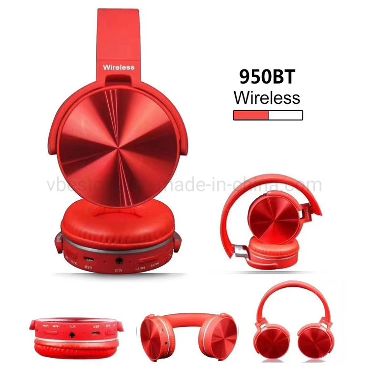 Venta de más calor mejor oído Extra Bass auriculares estéreo de calidad de sonido Hi-Fi plegables unos auriculares inalámbricos Bluetooth Auriculares con micrófono