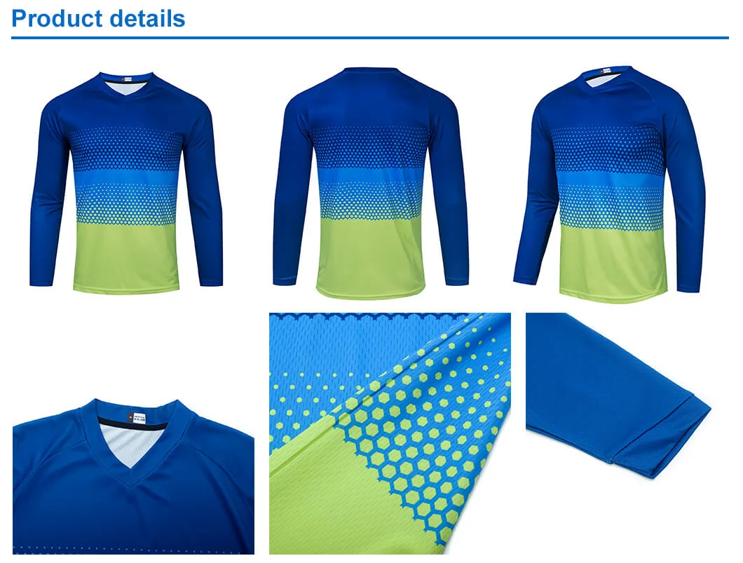 New Wholesale/Supplier High End Wicking Breathable Clothing Quick Drying Cycling Jersey BMX Racing Shirts